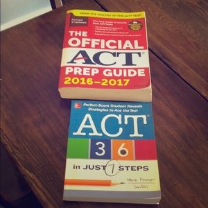 ACT prep books